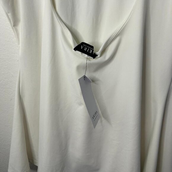 Ivory Backless Tank Dress/Skort - Picture 5 of 6